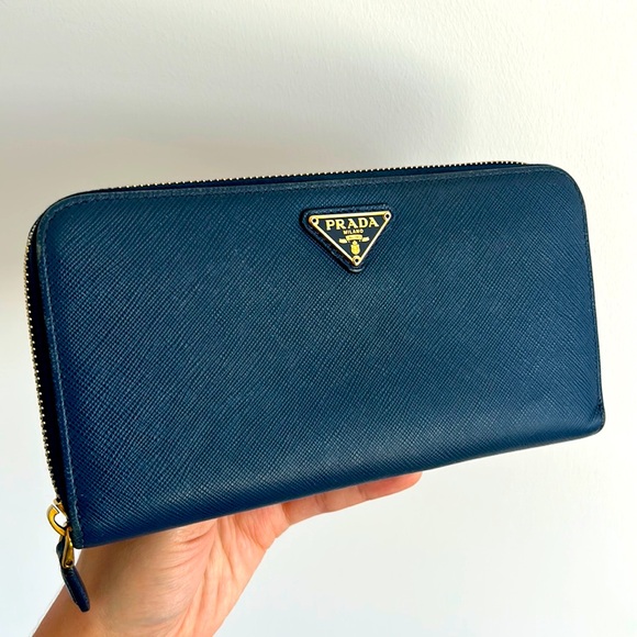 Prada Handbags - PRADA saffiano long wallet